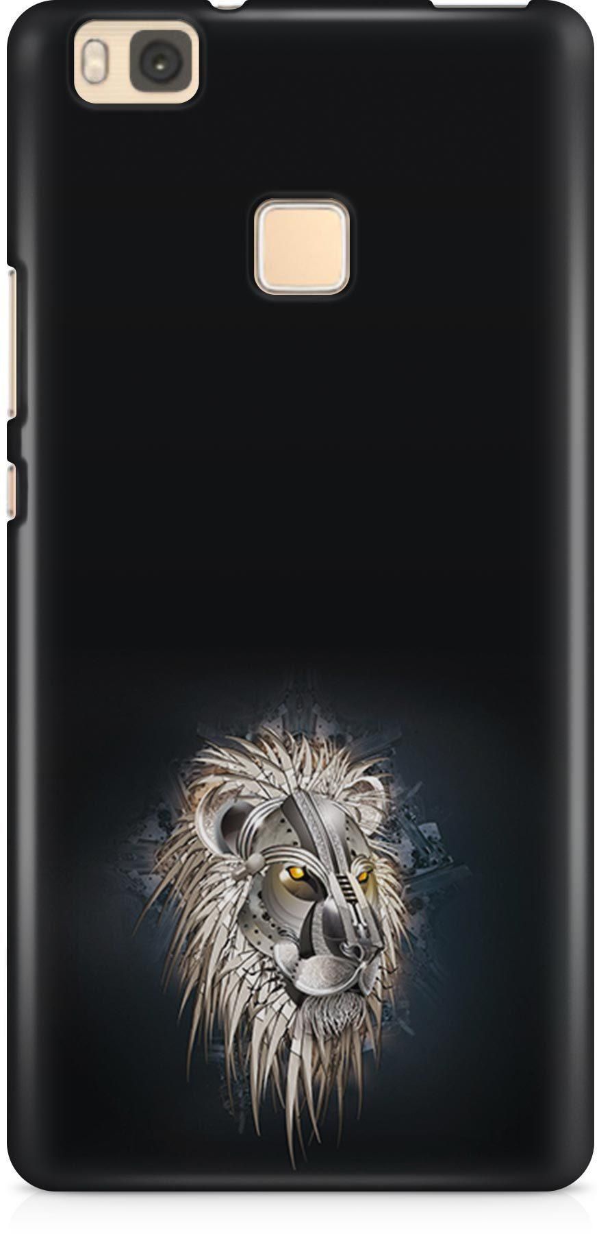 AfricanGolden Eyes Black Dark Lion Phone Case Cover for Huawei P9 Lite