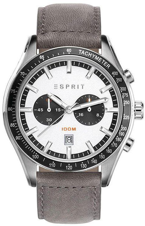 Esprit ES108241001 Leather Watch - Grey