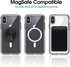 Clear Magnetic Magsafe Compatible Case For IPhone XS Max Soft TPU
