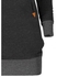Drawstring Tunic Hoodie Dress with Pocket - Deep Gray - 2xl