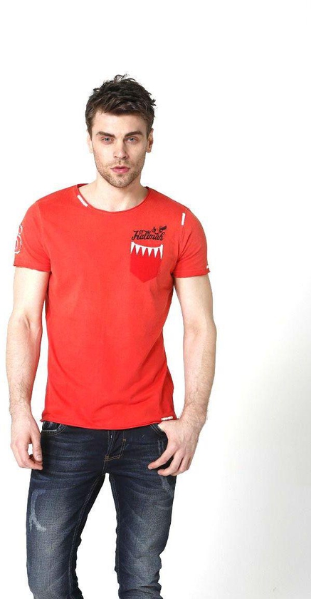 T Shirts For Men By Kalimah, Red, L