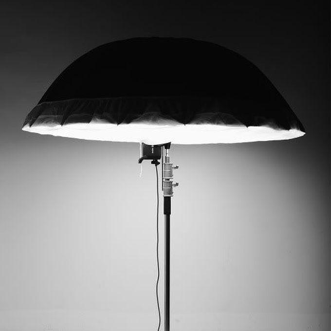 Black Silver Reflective Parabolic Umbrella For Photography Light Studio Softbox