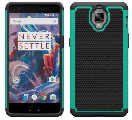 oneplus 3 Shockproof Case Cover - black and green