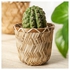 KLYNNON Plant pot, handmade bamboo, 9 cm - IKEA