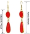 Aiwanto Red Earrings Party Gift Earrings
