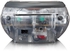 Lenco SCD-24 Portable Stereo FM Radio With CD Player Transparent