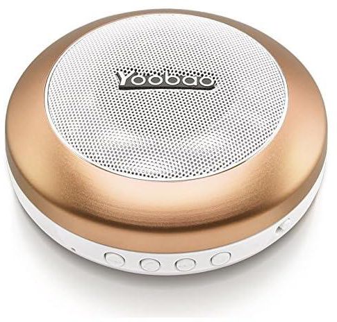 Yoobao YBL-201 Wireless Bluetooth 3.0 Mini Portable Speaker With Micro SD Card Slot - Gold -