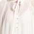 Bebe 4046V101L920 Pleated Neck Blouse for Women - Off White