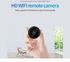 Generic-Black A9 Camera WIFI Remote Camera Wide-angle Home Security Night Vision Camera 1080P HD Camera with Magnetic Installation Black