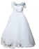 Silk Fabrics Crystal Ball Wedding Gown