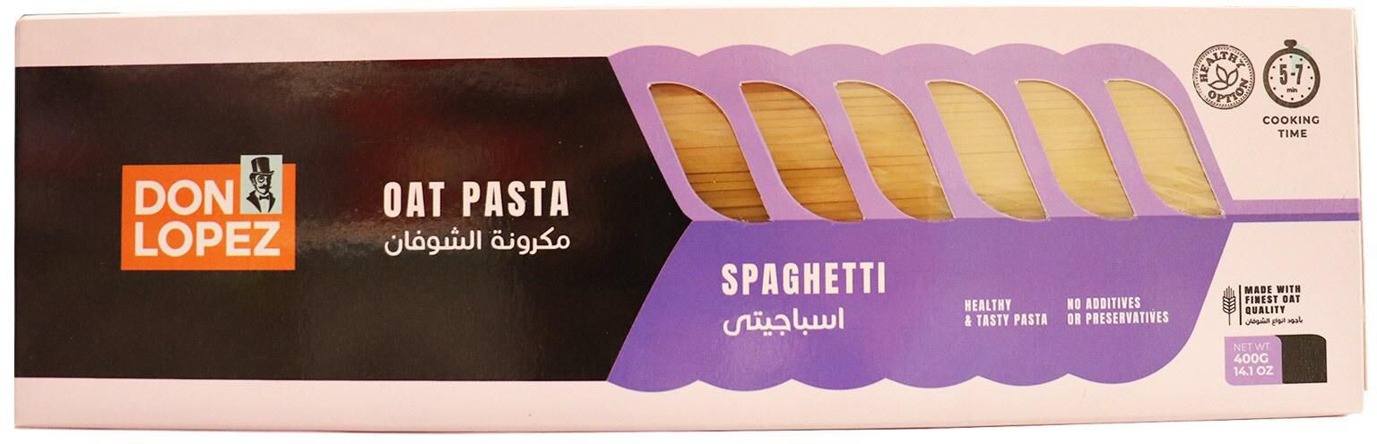 Donlopez Oat Pasta - Spaghetti - 400 gram