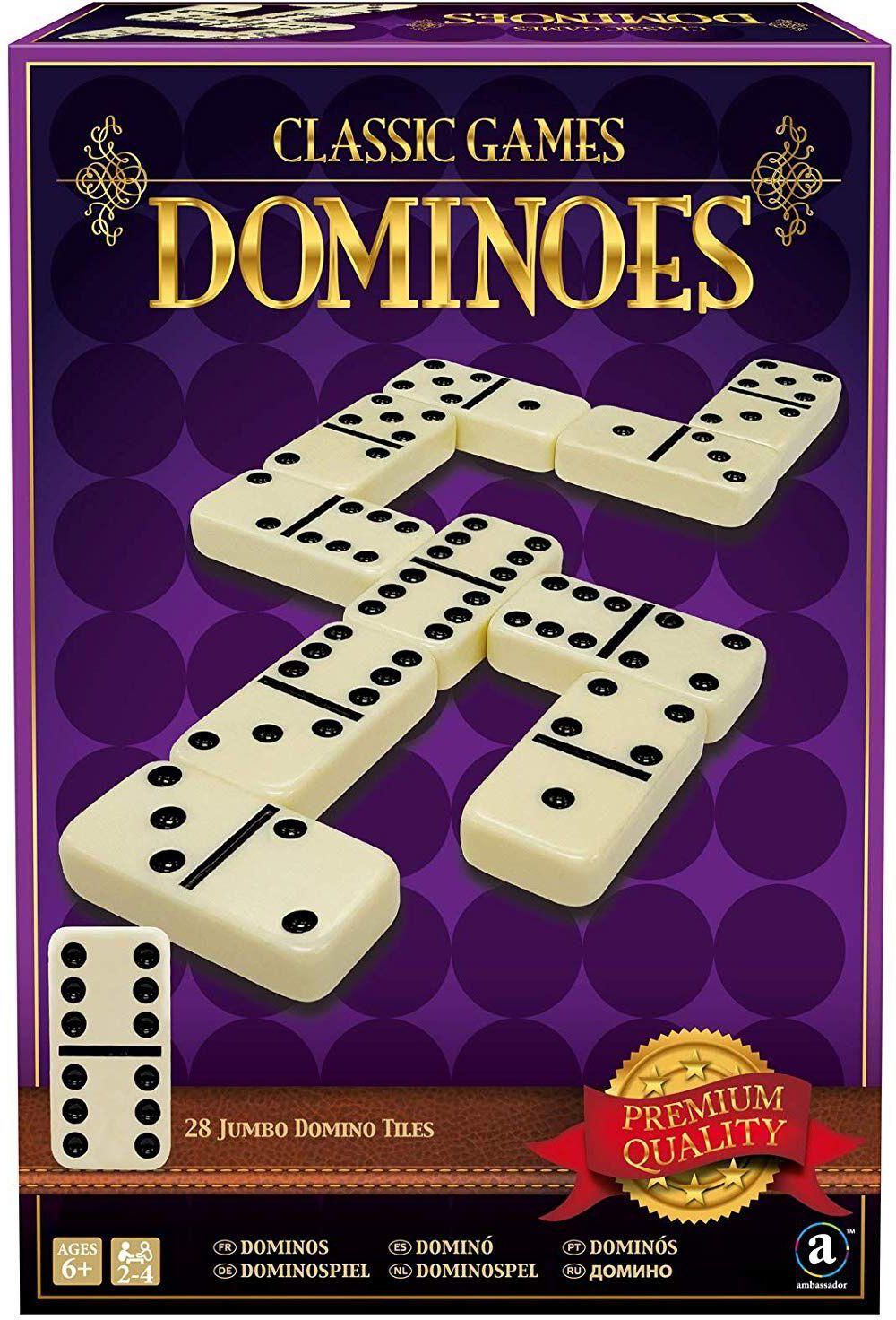 Classic Classic Games Double 6 Dominoes Set