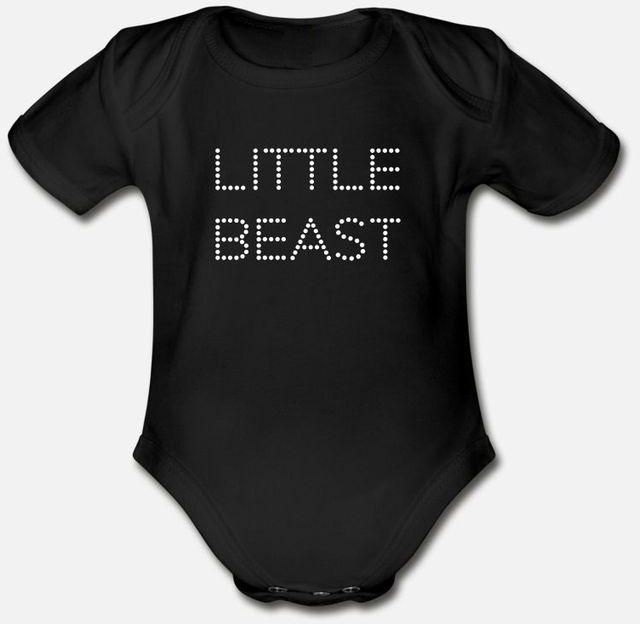 Little Beast Organic Short Sleeve Baby Bodysuit