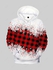 Men Plus Size Plaid Snowflake Print Christmas Hoodie - 5xl