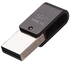 ذاكرة فلاش بسعة 32 جيجابايت من سيليكون باور، بمحول OTG، موديل X31، سعة 32.0 GB , usb3.0