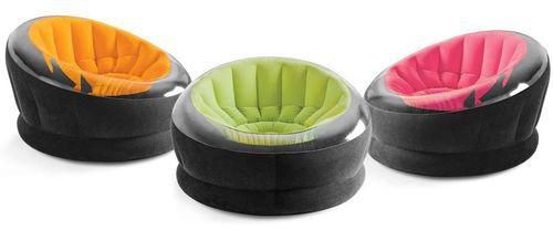 Intex Leather Colorful Round Sofa Chair (Set)