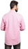 Town Team Cotton Gingham Pattern Regular-Fit Long Sleeves Shirt for Men - White & Pink