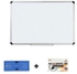 Magnetic White Board 45*60 Cm+ 12 Marker + Duster