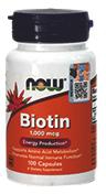 Now Biotin 1000mg Caps 100's