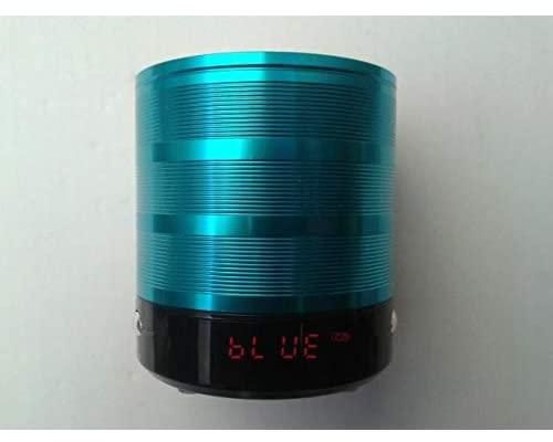 Wireless Bluetooth Handsfree Mic Speaker With Fm Scan, Blue