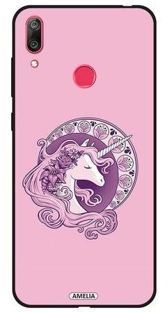 Protective Case Cover For Huawei Y7 Prime 2019 Unicorn Art
