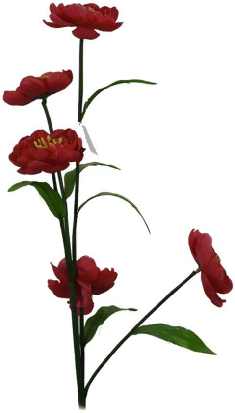 Decorative Artificial Flower Red/Green