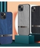 Elmo3ezz حافظة هاتف فاخرة مقاومة للصدمات مصنوعة من الخشب المحبب PU وTPU لهاتف Samsung Galaxy A54 (أزرق)