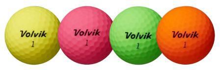 Volvik New Vivid Assorted Golf Balls (1 pc)