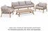كنبة 3 مقاعد خشب أكاسيا بحبال ومَرتبة ديابلو (72 × 210 × 67 سم)