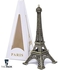 ديكور برج إيفيل من THE PACK بحجم (13 سم) تمثال معدني لبرج إيفيل باريس تمثال نصفي طبق الأصل لغرفة الرسم وطاولة ديكور وحامل مجوهرات لزينة الكعك والهدايا والحفلات والديكور المنزلي (5 × 13 سم)