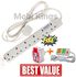 Power King 6 Way Power Extension 3M Cable + Free 2 Mobi Gifts