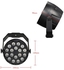 18 LED Mini RGB Stage Par Light Sound Activated Auto Run Control Lighting Fixture Black 0.457kg