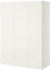 PAX / BERGSBO دولاب ملابس - أبيض/أبيض ‎150x60x201 سم‏