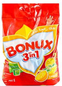 Bonux - Automatic Laundry 3 In 1 Lemon - 4 Kg