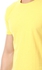Izor Basic Solid Half Sleeves Tee - Yellow