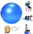 Blue Color 65cm Exercise Fitness Aerobic Ball for GYM Yoga Pilates Pregnancy Birthing Swiss