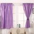 Deals For Less Luna Home, Elegant Tulle, Short Window Curtain Set Of 2 Pieces With 2 Holder Purple Color With 2 Free Curtain Holder