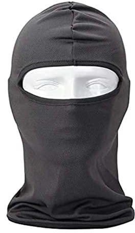 Full Face Mask For Bikers , Black