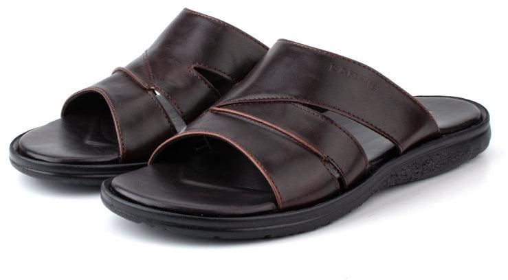 LARRIE Men Mule Sandals - 5 Sizes (Dark Coffee)