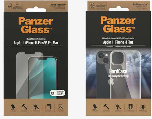 PanzerGlass iPhone 14 Plus Hard Case 6.7' Clear With PanzerGlass™ Screen Protector Apple iPhone 14 Plus | 13 Pro Max | Classic Fit