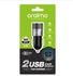 OCC-31D Dual-Output Car Charger Head - Black Black as picture