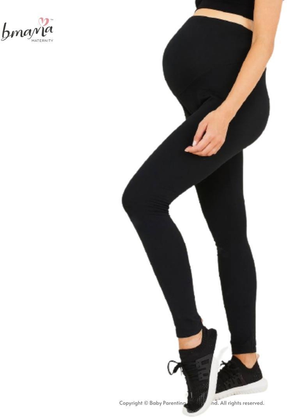 Bmama Maternity Slim Fit Stretchable Legging - 3 Sizes (Black - Blue)