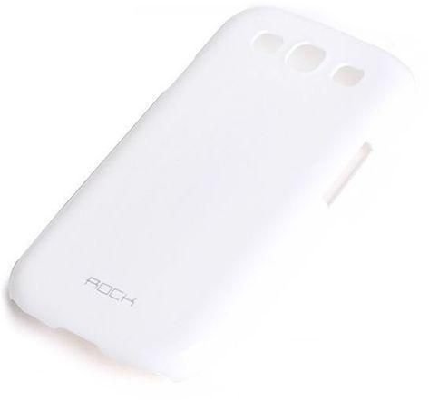 Rock colorful series case cover with screen protector for  for Samsung Galaxy S3 SIII S3 i9300 - White