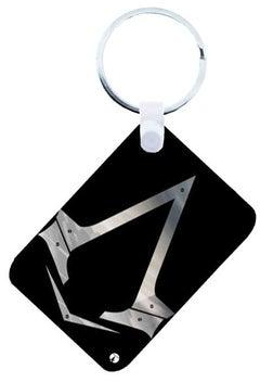 Assassin's Creed Printed Keychain Black/Silver