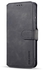 DG.MING Retro Oil Side Horizontal Flip Case With Holder & Card Slots & Wallet For Huawei P Smart / Enjoy 7S(Black)