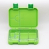 Rainbow Skool - 4 Compartment Lunch Box - Alphabet - Green- Babystore.ae