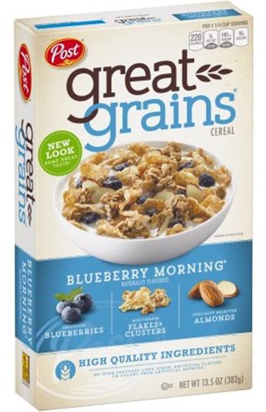 Post Select Blueberry Morning Cereal - 382 g