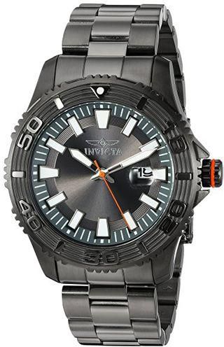Invicta Pro Diver Men's Grey Dial Stainless Steel Band Watch - INVICTA-22410