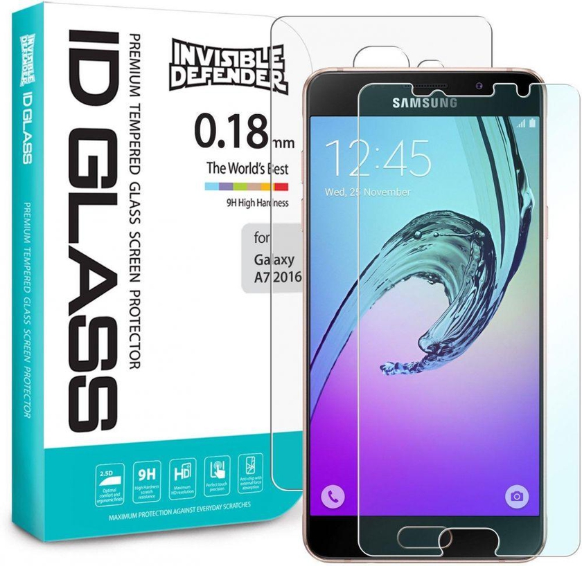 Rearth 0.18mm Invisible Defender 9H Tempered Glass Screen Protector for Samsung Galaxy A7 (2016)