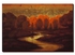 Decorative Wall Painting With Frame Brown/Orange 34x24cm